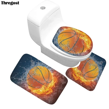 

Microfiber Bath Mat Non Slip Bathroom Mats Ball Printing Modern Shower Mat Toilet Floor Mats Rug Memory Water Absorbing Carpets