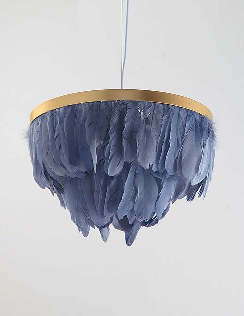 Lustra lampa перо подвесной светильник романтическая Фея INS Лофт потолочное подвесное