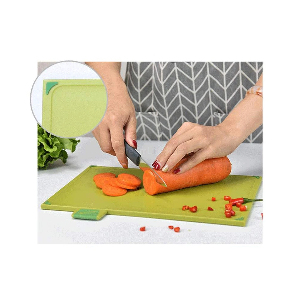 Plastic Cutting Boards for Kitchen, 5 Pieces Dishwasher Safe Cutting Board Set, Durable, Non-Slip, BPA-Free Cutting Board, Knife Friendly Chopping