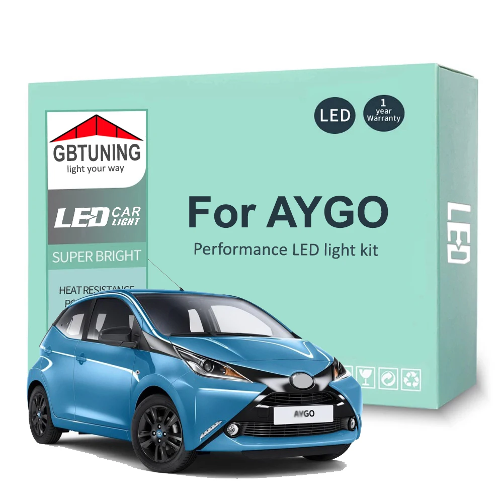 Upgrade LED Kennzeichenbeleuchtung für Toyota Aygo 05-14 kaltweiß