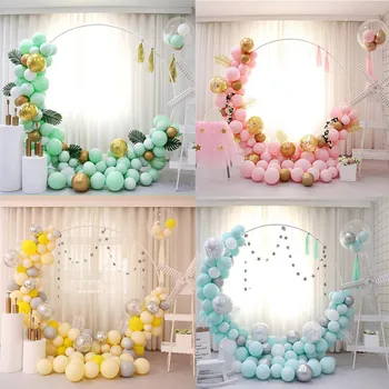 

Birthday Wedding Balloon Chain Package Macaron Latex Balloon Set Garland Arch Gold Confetti Ballon Wedding Event Party Decor