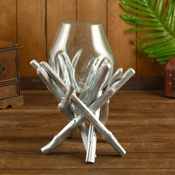 

Glass vase on branches "Dream" 20x23x20 cm 5200522