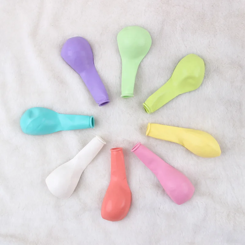 Macarons Balloon Matte 2.2G Opening Basket for Flower Arranging Decoration Arch Wedding Birthday Party Korean Style Creative Who