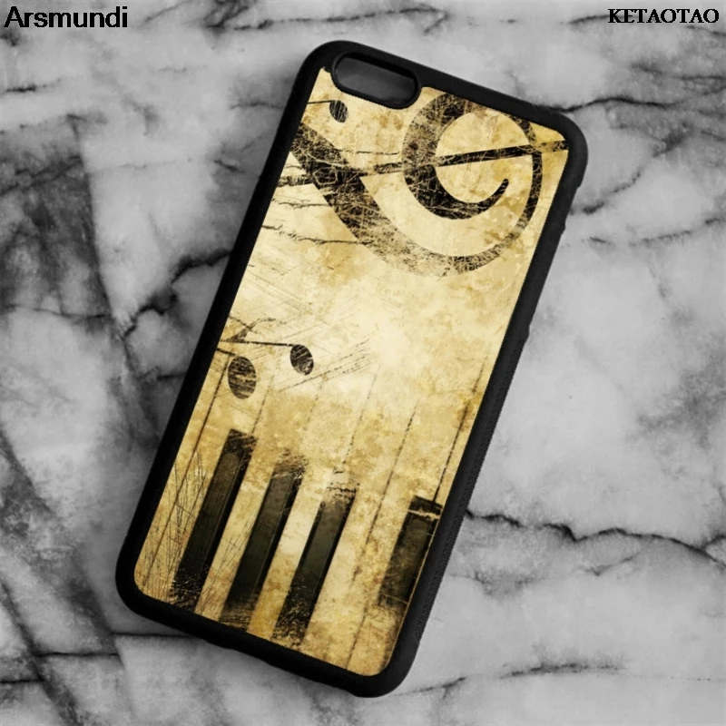 KETAOTAO музыкальное пианино 6s Chords чехлы для телефонов iPhone 4S 5C 5S 6 6S 7 8 Plus X Чехол Мягкий