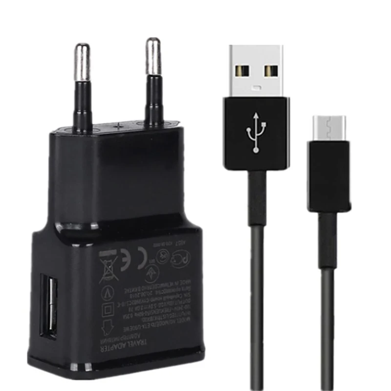 Быстрое зарядное устройство usb type-C быстрое зарядное устройство адаптер питания кабель для Galaxy S10e S10 Plus S9 S8 Note 8 9 10A40 A50 кабель для зарядки - Тип штекера: Black Plug and Cable