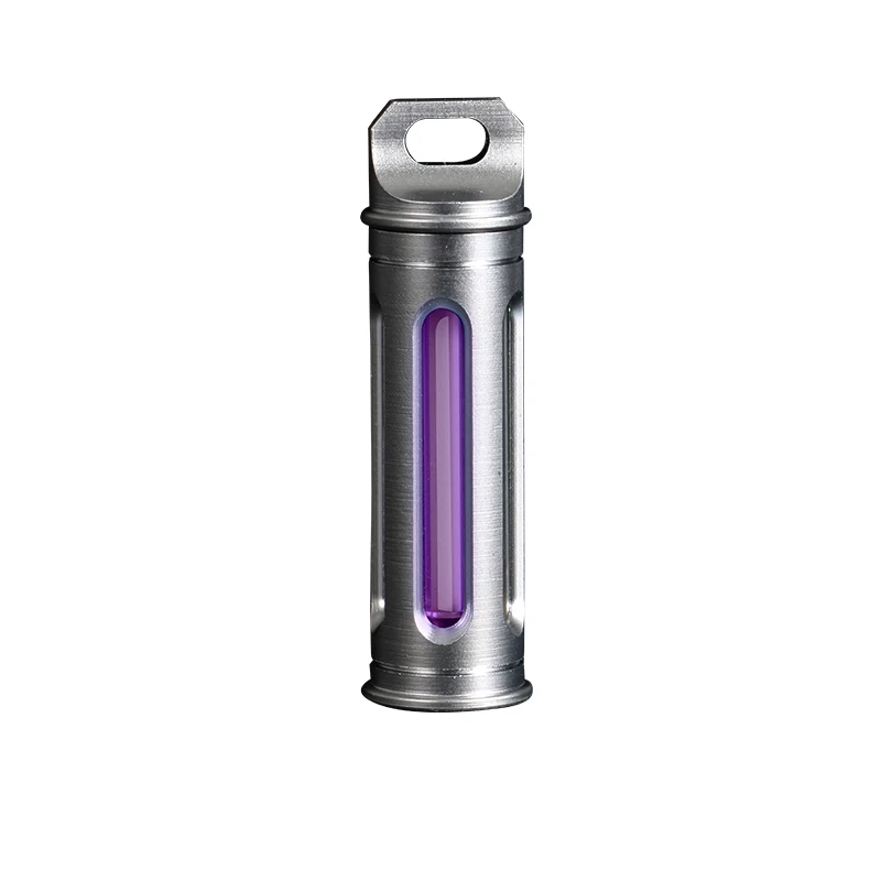 purple Тритиевая газовая лампа, брелок, автоматический светильник, самолюминесцентный спасательный аварийный светильник s для безопасности и выживания на открытом воздухе - Цвет: purple