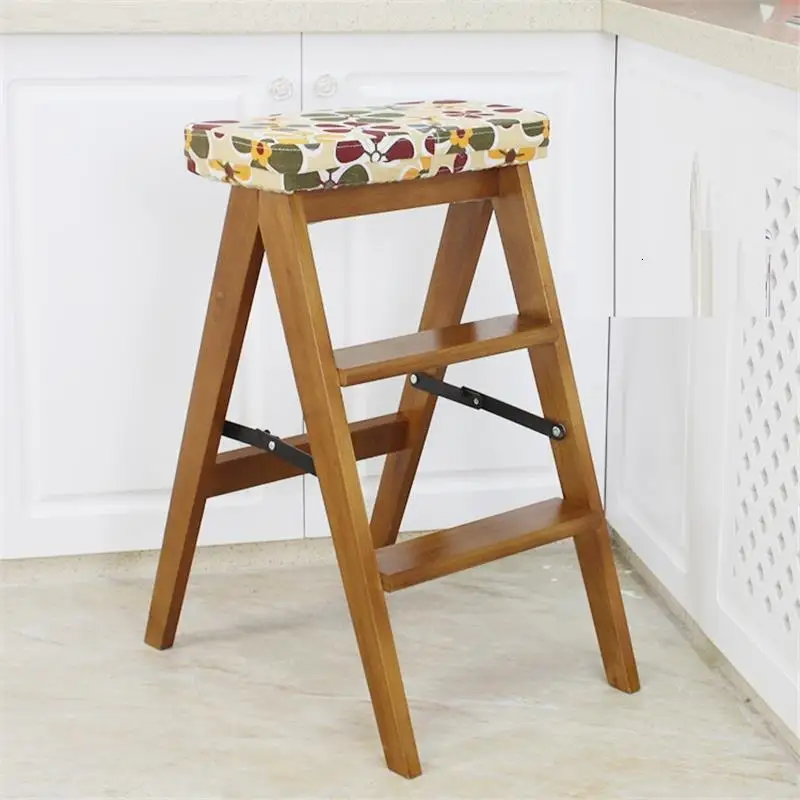 Version W Складной стул Escabeau Marches для пожилых людей Scaletta Legno Merdiven Stepladder Escaleta - Цвет: Version W