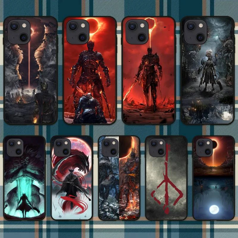 ZORORONG Bloodborne Dark Souls Phone Case For iPhone 11 12 Mini 13 Pro XS Max X 8 7 6s Plus 5 SE XR Shell cheap iphone xr cases