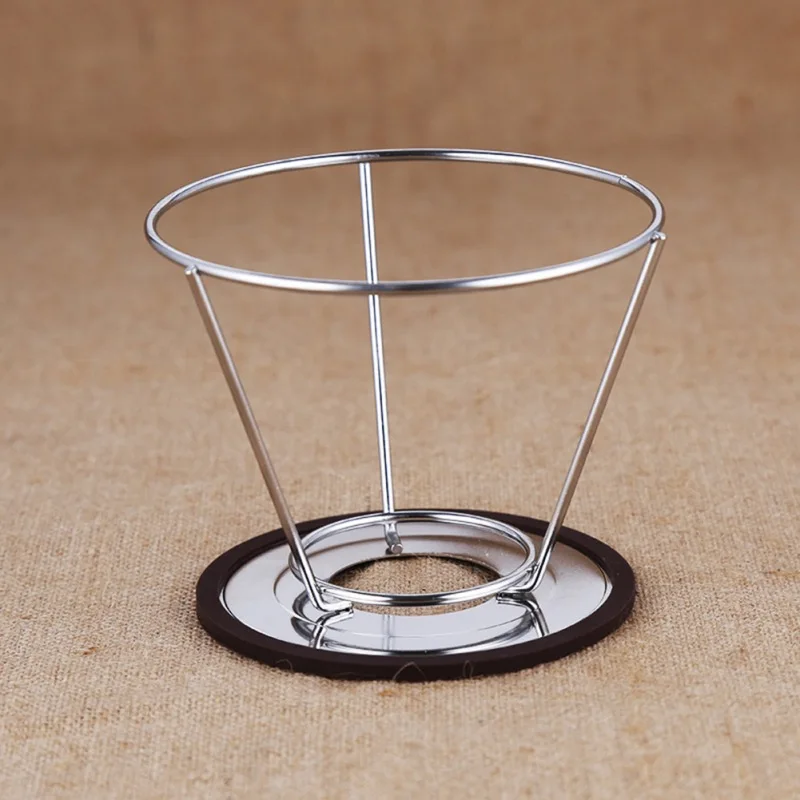 1Pcs Stainless Steel Coffee Filter Mesh Reusable Pour Over Cone Coffee Dripper Dolce Gusto Cafe Tools NEW Support Dropship