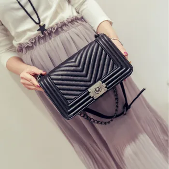 

Women Bags Shoulder Bags PU Leather Lady Crossbody Bags Fashion Women Shoulder Bags Chain Women Shoulder Bags 2019