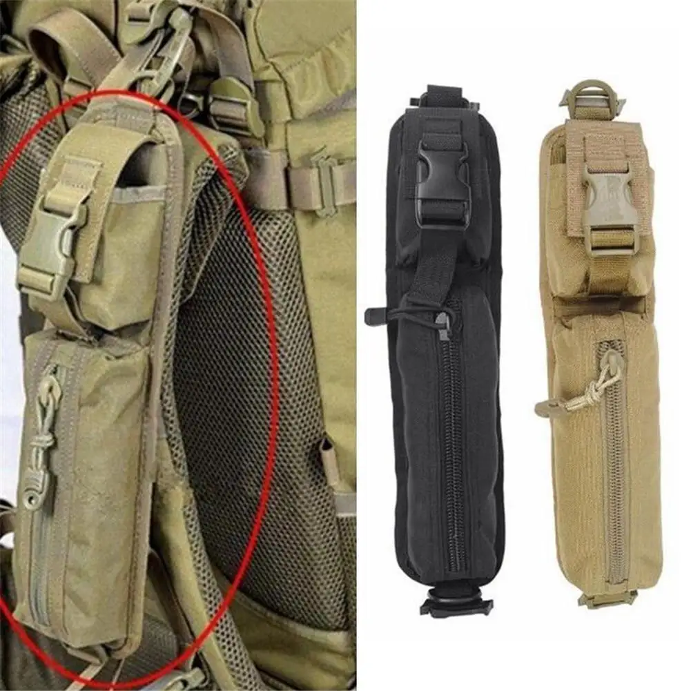 

MeterMall Outdoor Backpack Shoulder Strap Bag Pouch Tactical Molle Accessory Hunting Tool