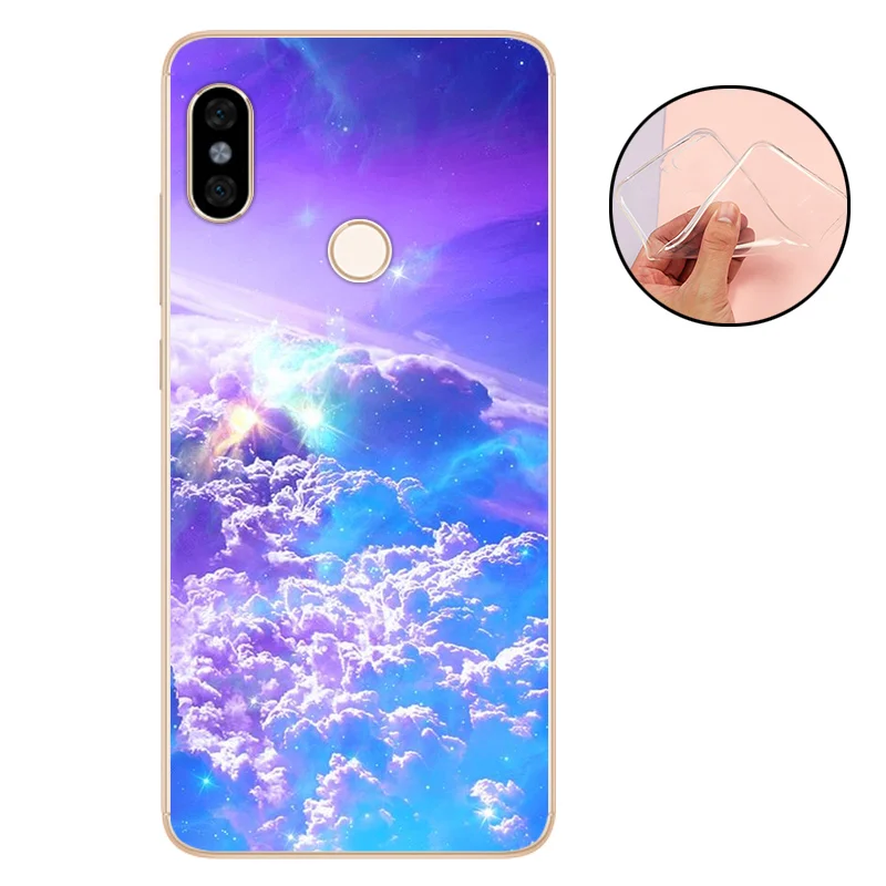Untuk Xiao Mi Mi A2 Lite Silicone Case untuk Merah MI 6 Pro Ponsel Lembut TPU Back Cover 5.84