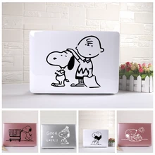 10 стикер для ноутбука с милой собачкой из мультфильма, которые являются водонепроницаемыми и съемными украшениями для кожи ноутбука