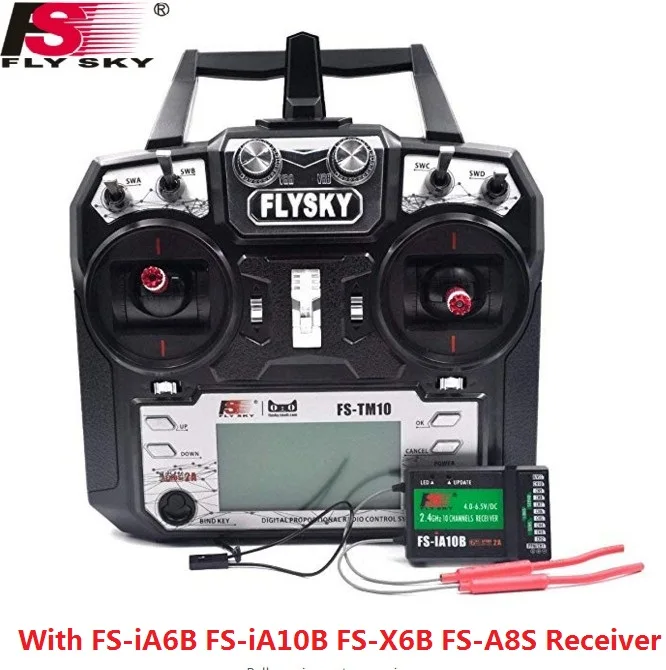 Flysky FS-i6X 10CH 2,4 ГГц AFHDS RC I6X передатчик с FS-iA6B FS-iA10B FS-X6B FS-A8S приемник для RC вертолет лодкой