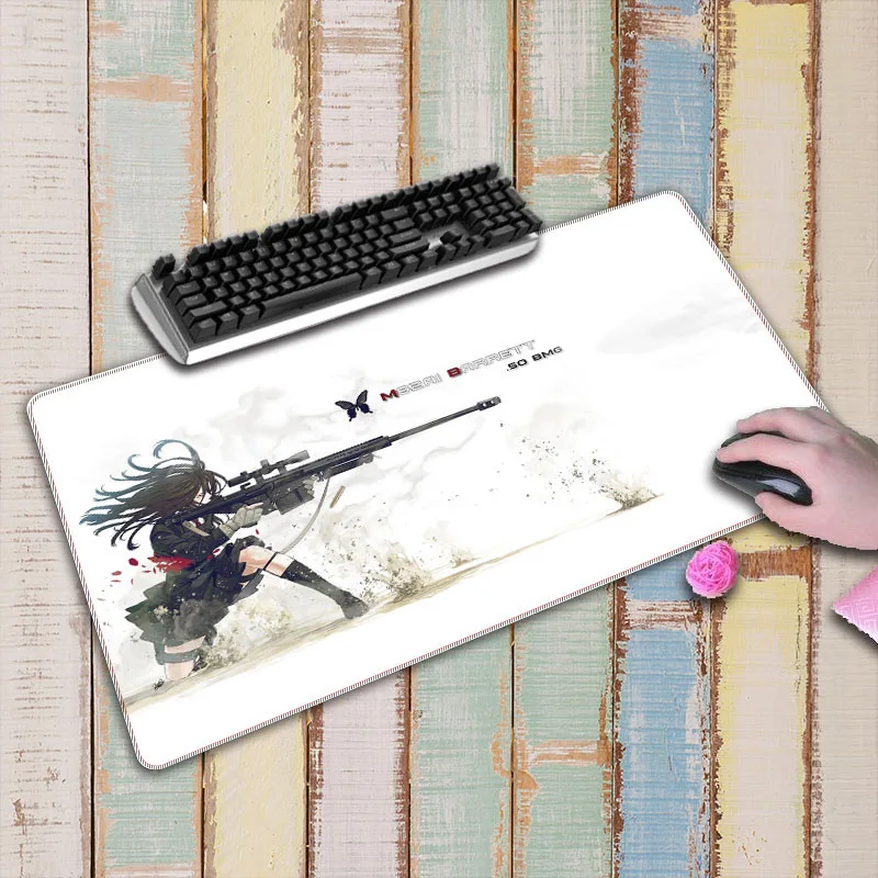 Japanese Anime 90x40cm Speed Large White Locking Edge Mouse pad Gamer gaming Mousepad keyboard mat