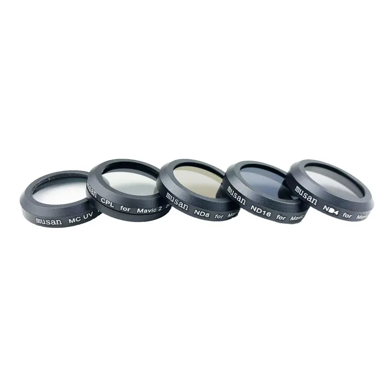 

5 Pcs UV+CPL+ND4+ND8+ND16 Lens Filter kit for DJI Mavic 2 Zoom Optical Glass Waterproof Aluminum Alloy Frame With Carrying Box