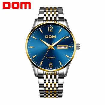

Mechanical Watch DOM Automatic Mens Watch Top Brand Luxury Steel Belt Casual Fashion Waterproof Business Watch Men M-89G-1M2