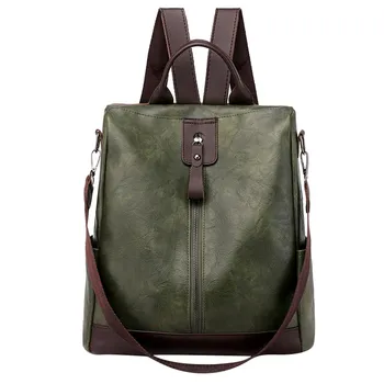 

2019 Leisure Zipper Bag Student Backpack Folding Bag Shoulder Bag Women Travel Bag Multi-Function Backpack Shoulder Bag 1203