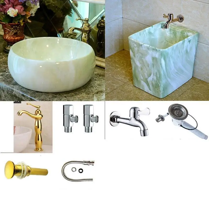 Number 19 Bain Sobre Encimera Lavandino Bagno сосуд Санузел Lavabo Da Appoggio wastatel De Pia Ванная Комната Раковина Куба Banheiro умывальник - Цвет: Number 19