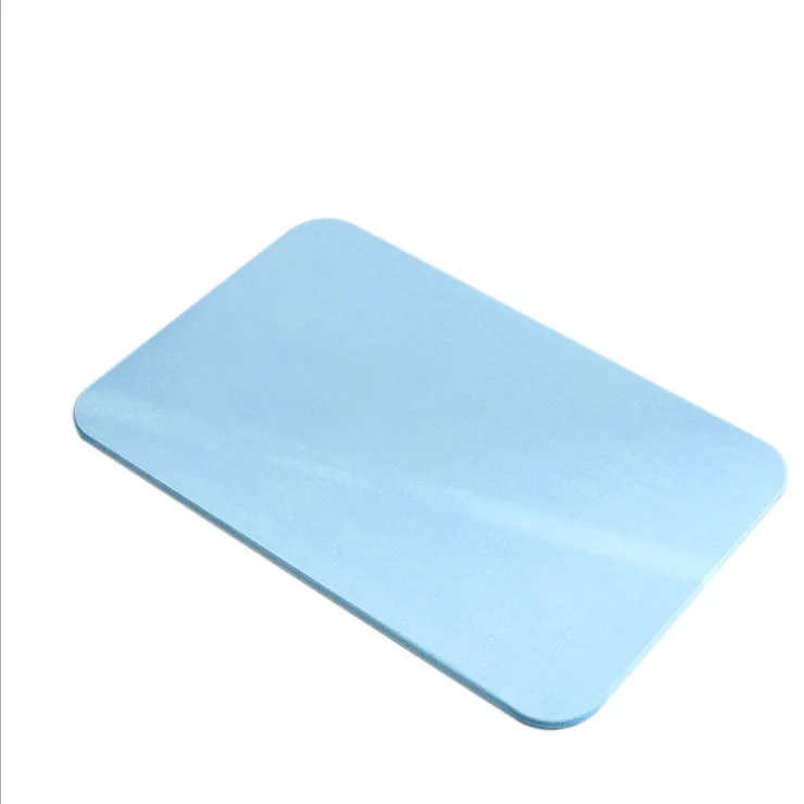 sky blue Diatom грязевой мат для ванной комнаты, Быстросохнущий нескользящий абсорбирующий Коврик для пола, большой коврик для ванной и туалета, антибактериальный коврик для ванной комнаты - Цвет: sky blue