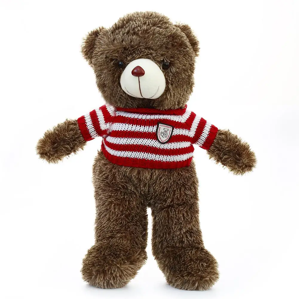 Kuulee Stuffed Animals Giant Teddy Bear with Red And White Stripes Sweater 60CM | Игрушки и хобби