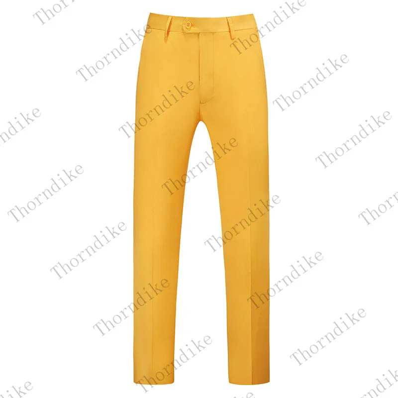 Серый костюм брюки клетчатые брюки мужские клетчатые Слаксы pantalones de vestir hombre мужские узкие брюки повседневные тонкие брюки корейской версии - Цвет: Оранжевый