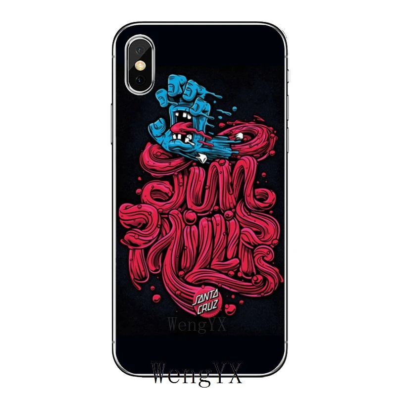 Art Santa Cruz скейтборды для iPhone 11 pro XR X XS Max 8 7 6s plus SE 5s 5c iPod Touch 5 6 Чехол