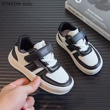 

SYNXDN Spring Children Casual Sneake Shoes For Boys Girls Sport Sneakers Hook Loop Non-slip Girls Zapatillas Running Shoes