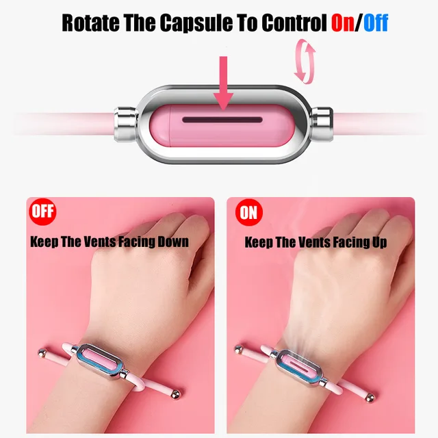 1-2 Db Szúnyogtaszító Karkötők Növény Illóolaj-Kapszulával Otthoni Kültéri Gyerekek Számára Felnőtt Anti-Moszkitó Kártevőirtás - Image 4