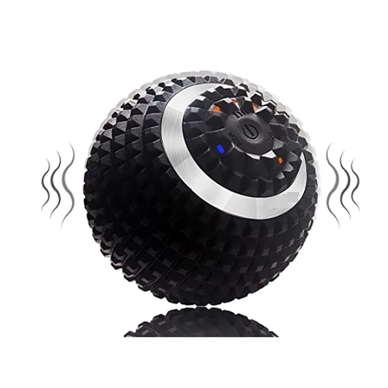 Vibrating Massage Ball 4-Speed USB Rechargeable Massage Roller Hot Electric Ball Training Yoga Fitness Foam Roller