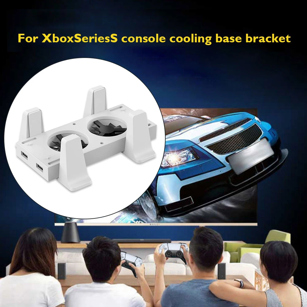 Game Console Holder Cooling Base For Xbox Series S Game Console Vertical Stand Holder For X-box Series S Bracket Radiator