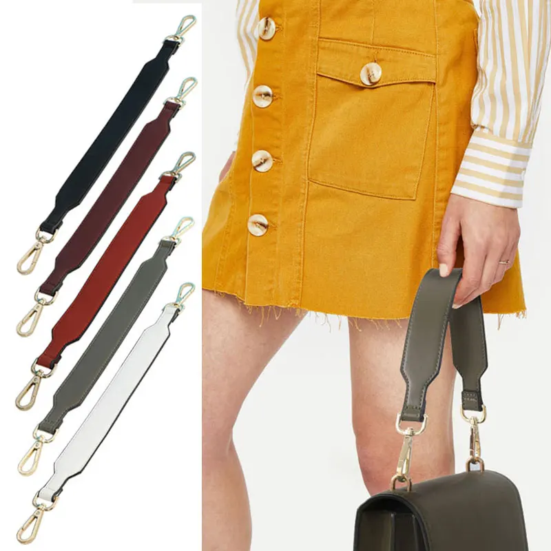 PU Leather Shoulder Bag Belt Strap Crossbody Replacement Short