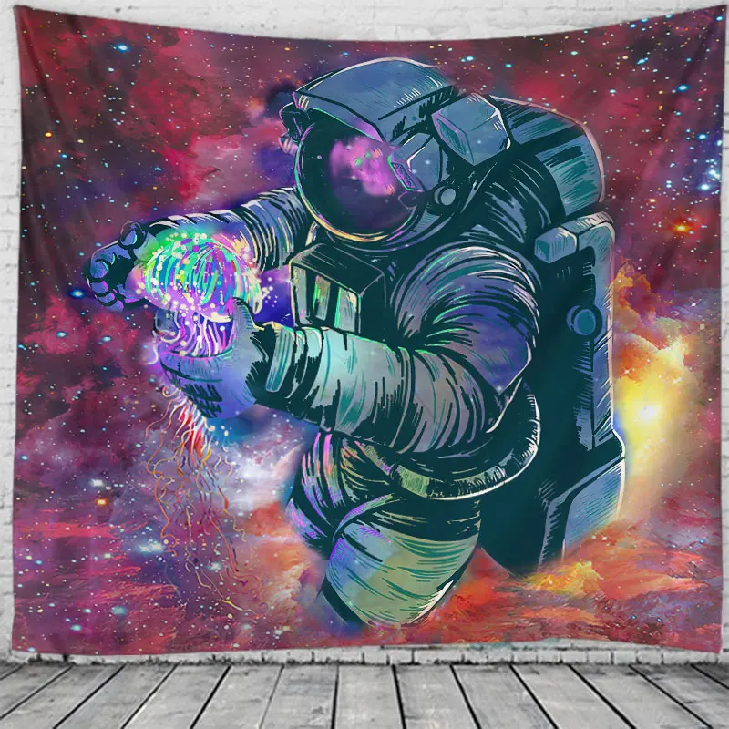

Tapestry Wall Hanging Bed Spread Beach Towel Table Cloth Yoga Mat Home Deco Universe Black Hole