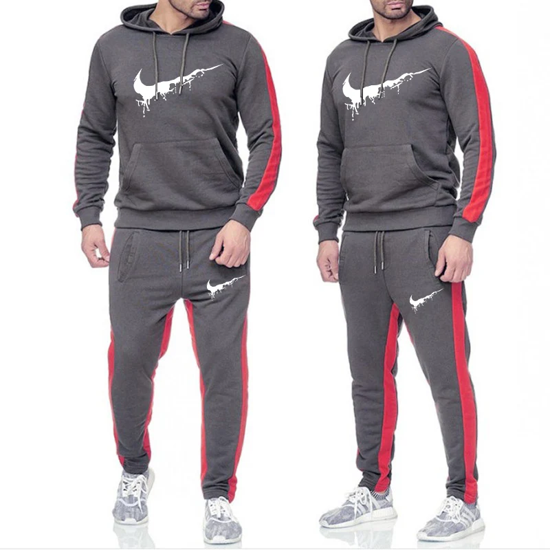 1 хит, Kopen, тренировочный костюм, Mannen, толстовки+ broek, тренировочный костюм, зимний флис, термисч, Ondergoed mannen/vrouwen, толстовки Pak - Цвет: white