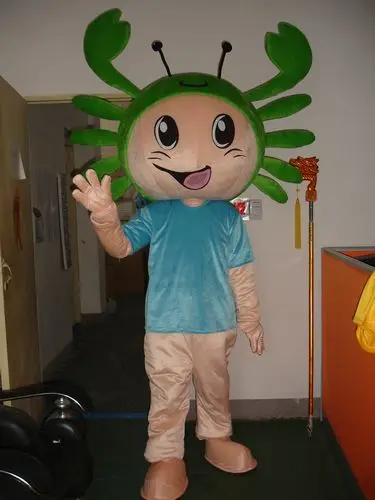 

Classic Version Boy CRAB Mascot Costume Adult Halloween Birthday party cartoon Apparel Cosplay Costumes