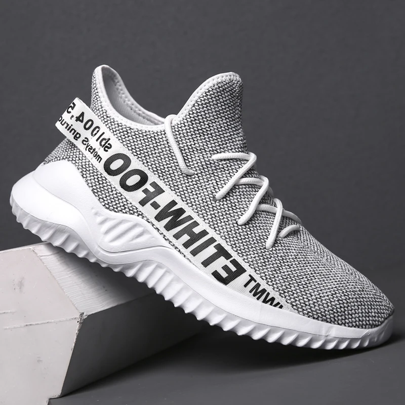 

men casual shoes light and comfortable breathable mesh summer sneakers fashion new large size 48 size red walking shoes
