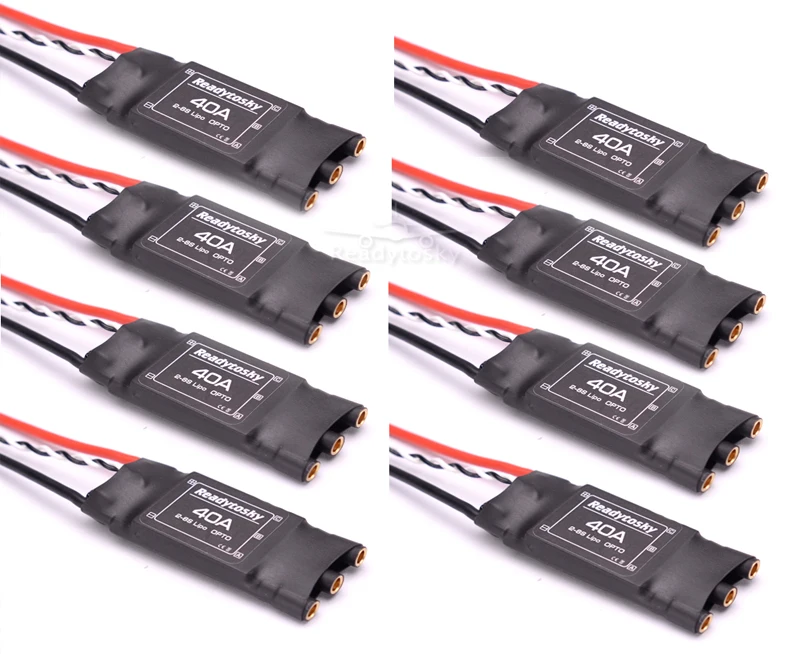

8pcs/lot High Performance ReadytoSky 40A OPTO Brushless ESC 2-6s for F550 S550 F450 Quadcopter