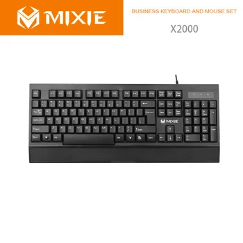 

MIXIE X200 Wired USB Keyboard Universal Keyboard with Number Section for Laptop PC for Desktop Home Office School Use