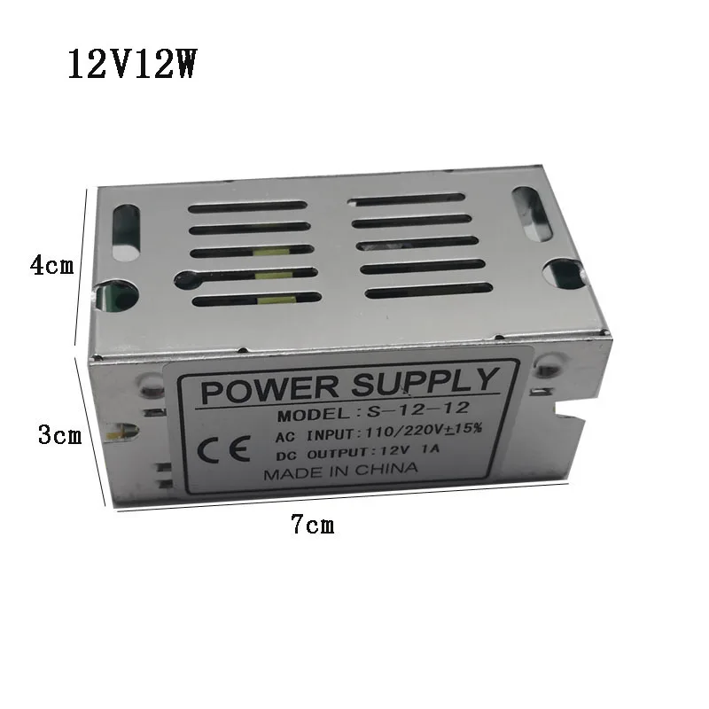 Ультра тонкий светодиодный освещение Питание DC 12V 24V трансформаторы систем