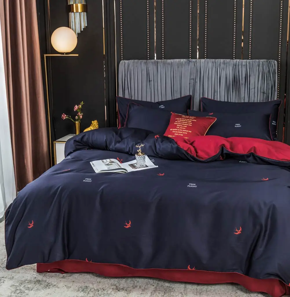 

Svetanya Silkly Egyptian Cotton 600TC Bedding Set Printed Linens Flat Fitted Sheet Pillowcase Quilt Cover