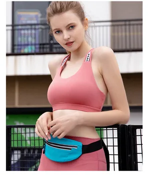 

Sports waist bag outdoor sports phone bag waterproof close-fitting reflective belt bag invisible running belt