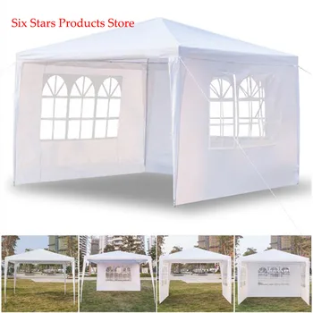 

3 x 3m Three Sides Party Tent Wall Side Waterproof Garden Patio Outdoor Sun Wall Sunshade Shelter Tarp Sidewall Sunshad