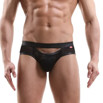 

Men's Underwear Briefs Underpants Mesh Hollow Panties Buttocks Jockstrap Underpant Gay Men Underwear Briefs Ropa Interior Hombre