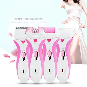 

4 in 1 Multi-functional Rechargeable Hair Remover Hair Epilator Shaver Razor Trimmer Painless Machine for Facial Bikini Leg Arms