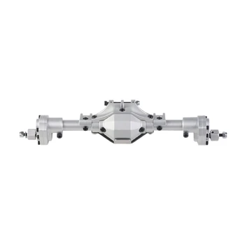 

Aluminum CNC Anodized Full Rear Portal Axle for 1/10 RC Crawler Car Axial SCX10 II 90046 90047 Upgrade Parts Silver