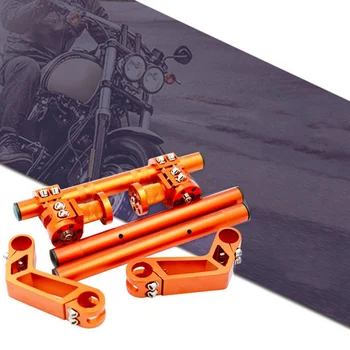 

For 125cc Pit Bike Dirt Motorbike Accessories Motor 7/8" 22MM Motorcycle Adjustable Handlebar CNC Steering Handlebar System