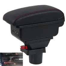 Für Ford FOCUS mK1 armlehne box zentralen Speicher inhalt Lagerung box armlehne box usb-schnittstelle