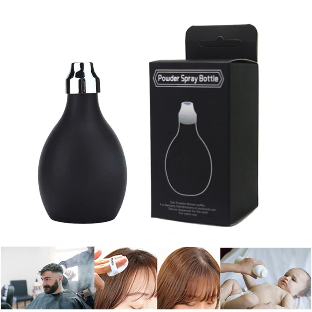 talcum powder in hair