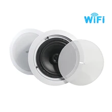 Умный дом 6 ''wifi беспроводной Активный коаксиальный 2*30 Вт встраиваемый динамик в паре со встроенным усилителем класса D, поддержка управления приложением