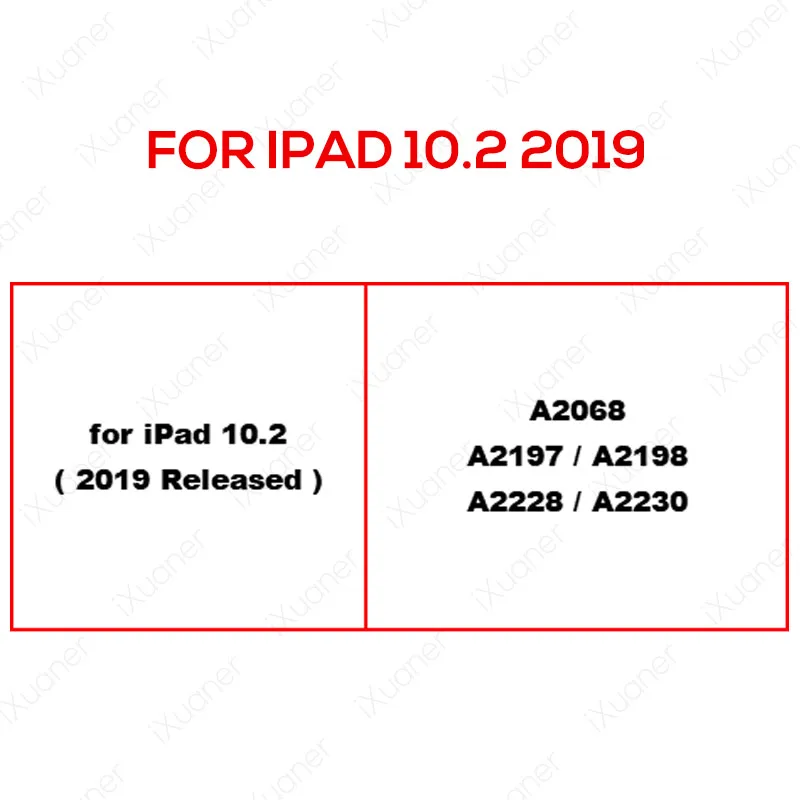 for iPad 10.2 2019 Для Apple IPad 2 3 4 5 6th 9,7 Pro 11 закаленное Стекло для IPad Air 3 10,5 10,2 Мини-Платье на возраст 2, 3, 4, 5, Экран пленка для экрана - Цвет: for iPad 10.2 2019